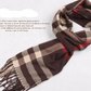 New England style sub Babage classic fashion all-match cashmere scarf for men wholesale manufacturers