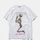 Pure cotton skull religious men and women T-shirt