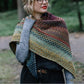 Casual Printed 5-color Striped Scarf Women