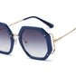 Fashion polygon sunglasses women