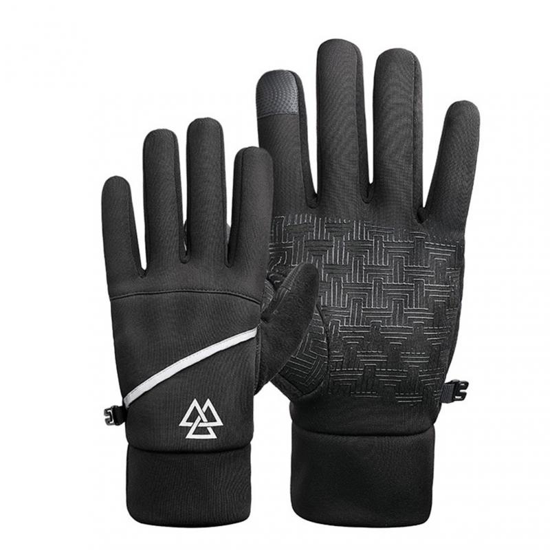 Guantes de montar cálidos de invierno más guantes de lana para pantalla táctil