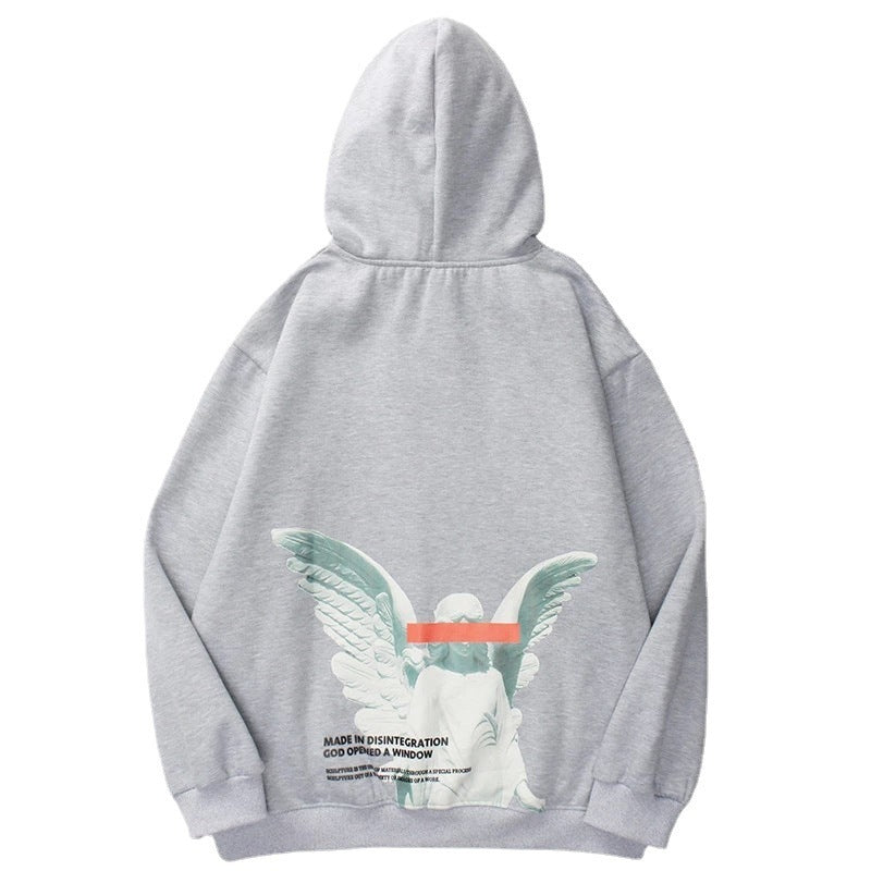 Printed hooded sweatshirt