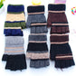 Warm knitted gloves women