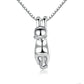 Personalized cat charm necklace necklace