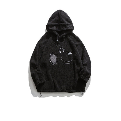 Embroidered hooded sweatshirt