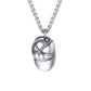 Black Stainless Steel Cap Unique Pendant Necklace Men