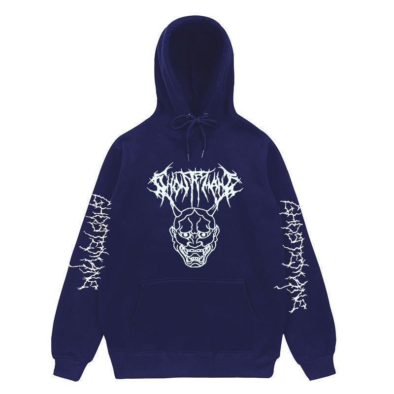 Printed hooded sweatshirt