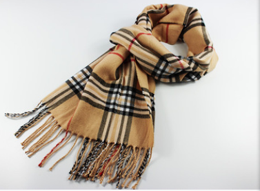 New England style sub Babage classic fashion all-match cashmere scarf for men wholesale manufacturers