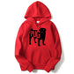 Printed hooded sweatshirt