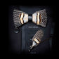 Feather bow men tie