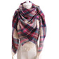 Design Women Triangles Scarf Long Scarves Shawl Autumn Winter