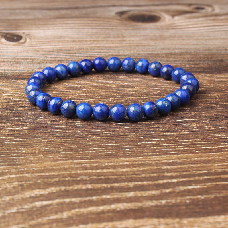 Ethnic Style Men And Women Blue Tiger Eye Stone Bracelet