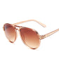 Retro round frame T-shaped sunglasses for men