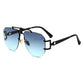 Metal frameless sunglasses women sunglasses