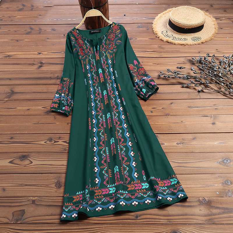 Printed casual tunic bohemian