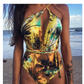 One Piece Swimsuit Backless Monokini Swimwear Women