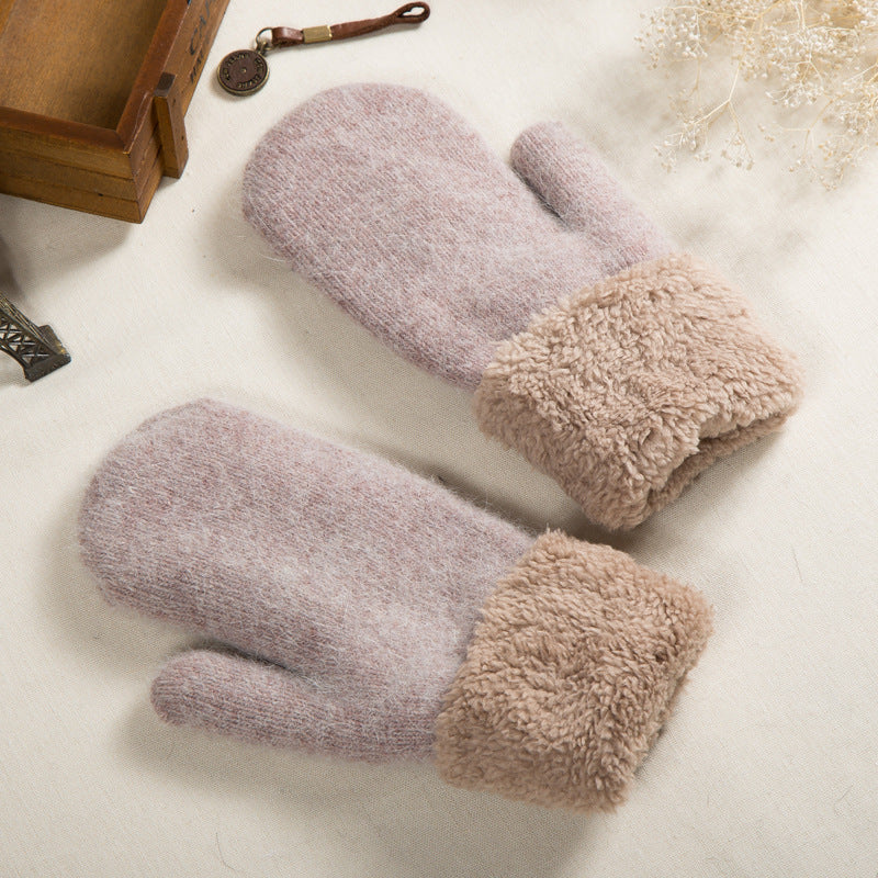 Wool gloves for women