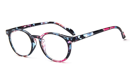 Optical Glasses Frame Eyeglasses With Clear Lens Glass Men Women Vintage Round Clear Transparent Women's Fake Glasses Frames