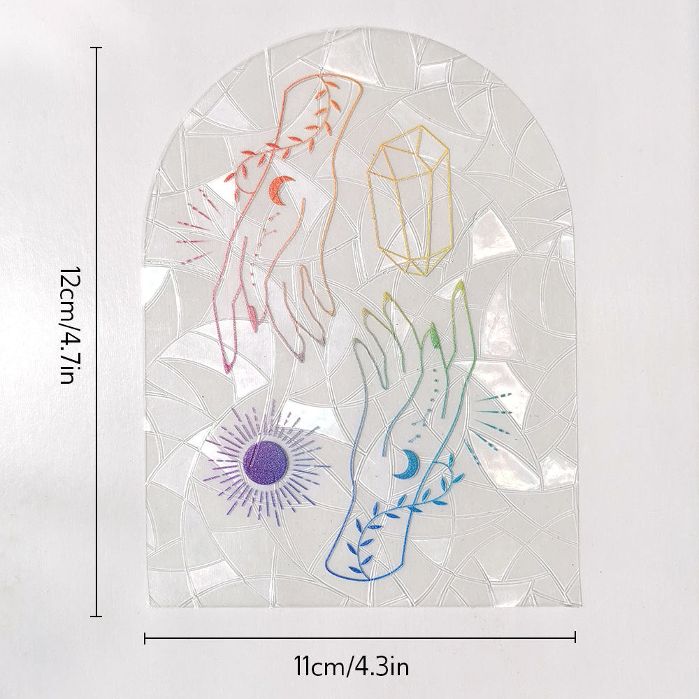 Sun Catcher Rainbow Prism Suncather Electrostatic Glass Sticker