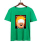 Printed round neck T-shirt for men and women