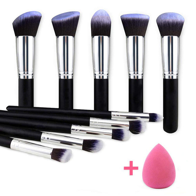 10pcs makeup brushes