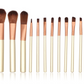 Juego de brochas de maquillaje de 12 herramientas de maquillaje.