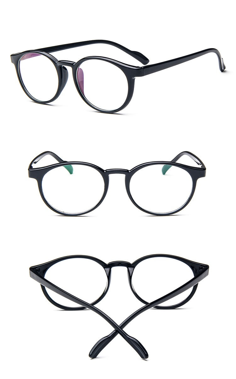 Optical Glasses Frame Eyeglasses With Clear Lens Glass Men Women Vintage Round Clear Transparent Women's Fake Glasses Frames
