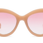 Oversized cool red cat eye sunglasses rivet square leopard glasses trendy designer retro sun glasses female shades for women