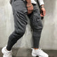 Men Sports Zipper Casual Pants