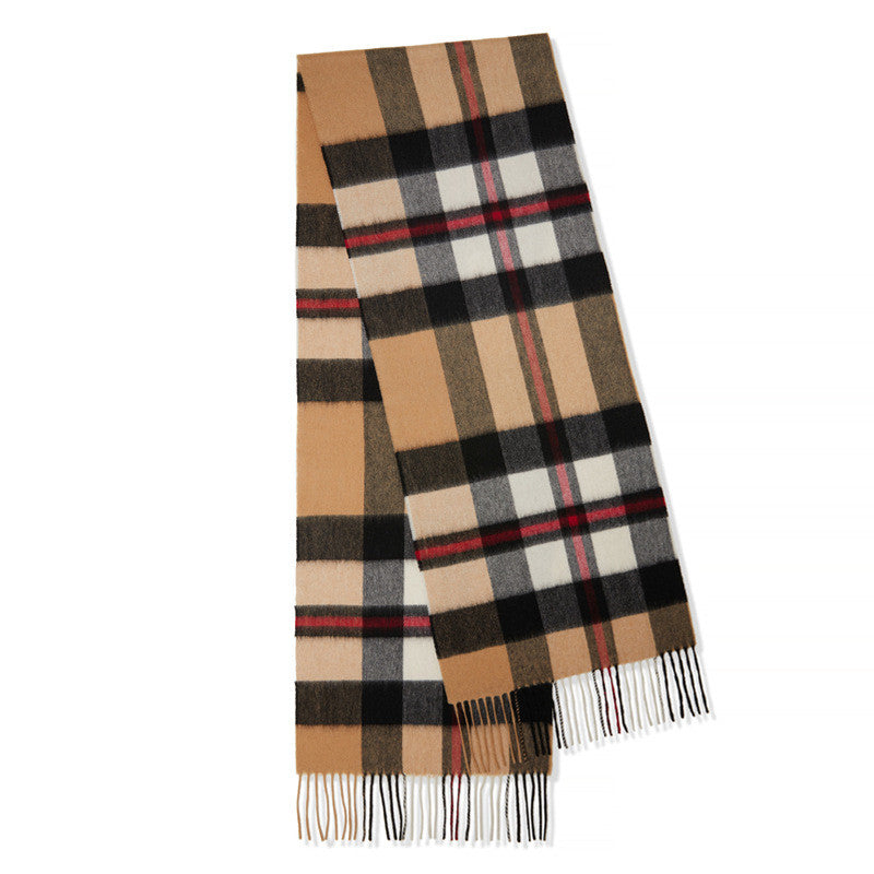 Men's pure cashmere scarf