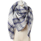 Design Women Triangles Scarf Long Scarves Shawl Autumn Winter