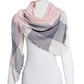 Design Women Triangles Scarf Long Scarves Shawl Autumn Winter