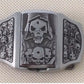 3D ghost head lighter belt buckle European and American fashion belt buckle