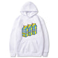 Loose hooded sweatshirt