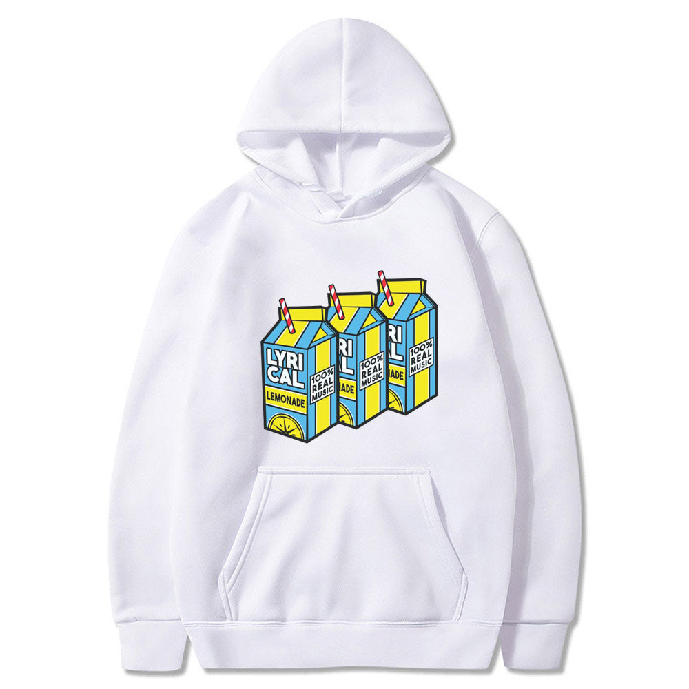 Loose hooded sweatshirt