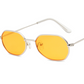 Polygonal sunglasses irregular small box colorful marine film sunglasses men cross-border sales glasses