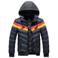 Men Winter Casual Plus Size Hooded Jacket