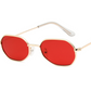 Polygonal sunglasses irregular small box colorful marine film sunglasses men cross-border sales glasses