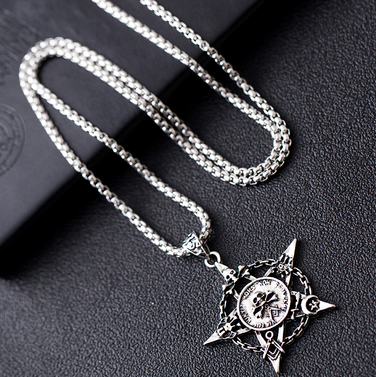 Hiphop pendant titanium steel chain pendant for men and women