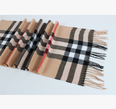 New England style sub Babage classic fashion all-match cashmere scarf for men wholesale manufacturers