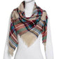 Design Women Triangles Scarf Long Scarves Shawl Autumn Winter