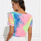 Women's printed T-shirt tops women