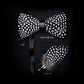 Feather bow men tie