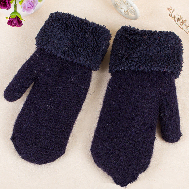 Wool gloves for women