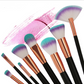8 makeup brushes