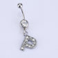 English alphabet hypoallergenic body piercing navel