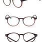 Optical Glasses Frame Eyeglasses With Clear Lens Glass Men Women Vintage Round Clear Transparent Women's Fake Glasses Frames