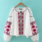 Lace-up cardigan jacket women