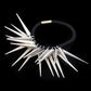 Piercing rivet hair ring