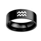 Twelve Constellation Rings Stainless Steel Male And Female Ring Rings